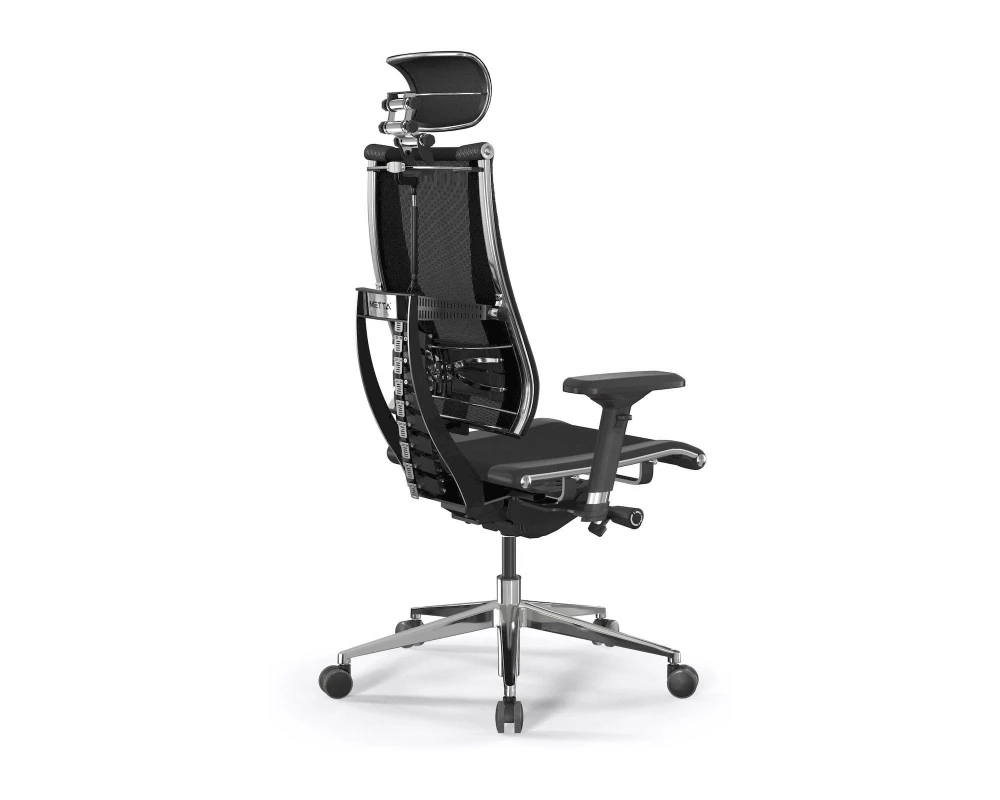 Кресло Y 4DT B2-15D M26.B32.G25.W03 Сетка/Экокожа, Черный